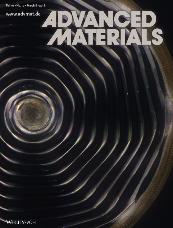 journal cover of advanced materials