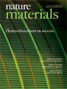 journal cover of nature materials