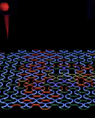 Shape-shifting structured lattices are created with multi-material 4d printing